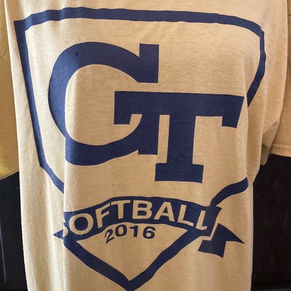 Russell Athlete Georgia Tech Softball T-Shirt - size large - Picture 5 of 10